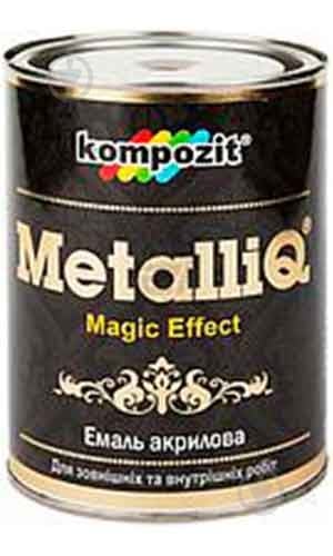 Декоративная краска Kompozit акриловая MetalliQ золото 3.02 л - фото 1