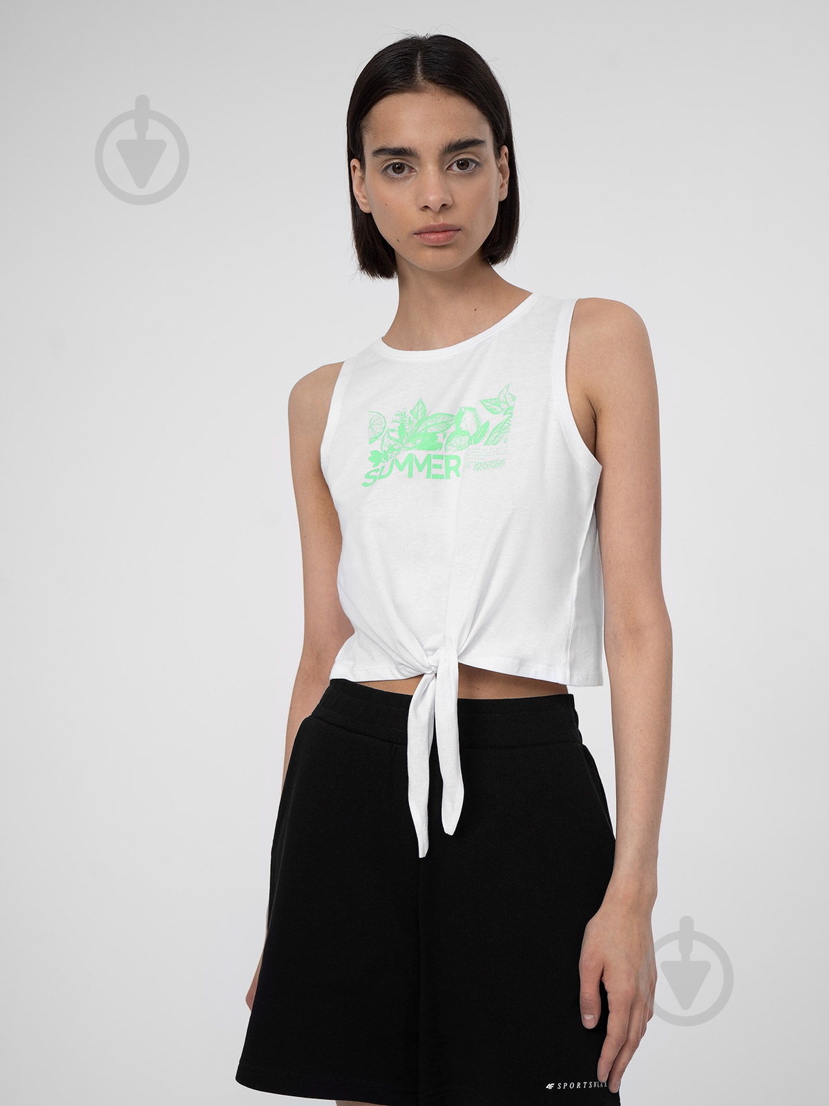 Майка 4F TSHIRT F566 4FSS23TTSHF566-10S р.XL белый - фото 1 Майка 4F TSHIRT F566 4FSS23TTSHF566-10S р.XL белый - фото 1