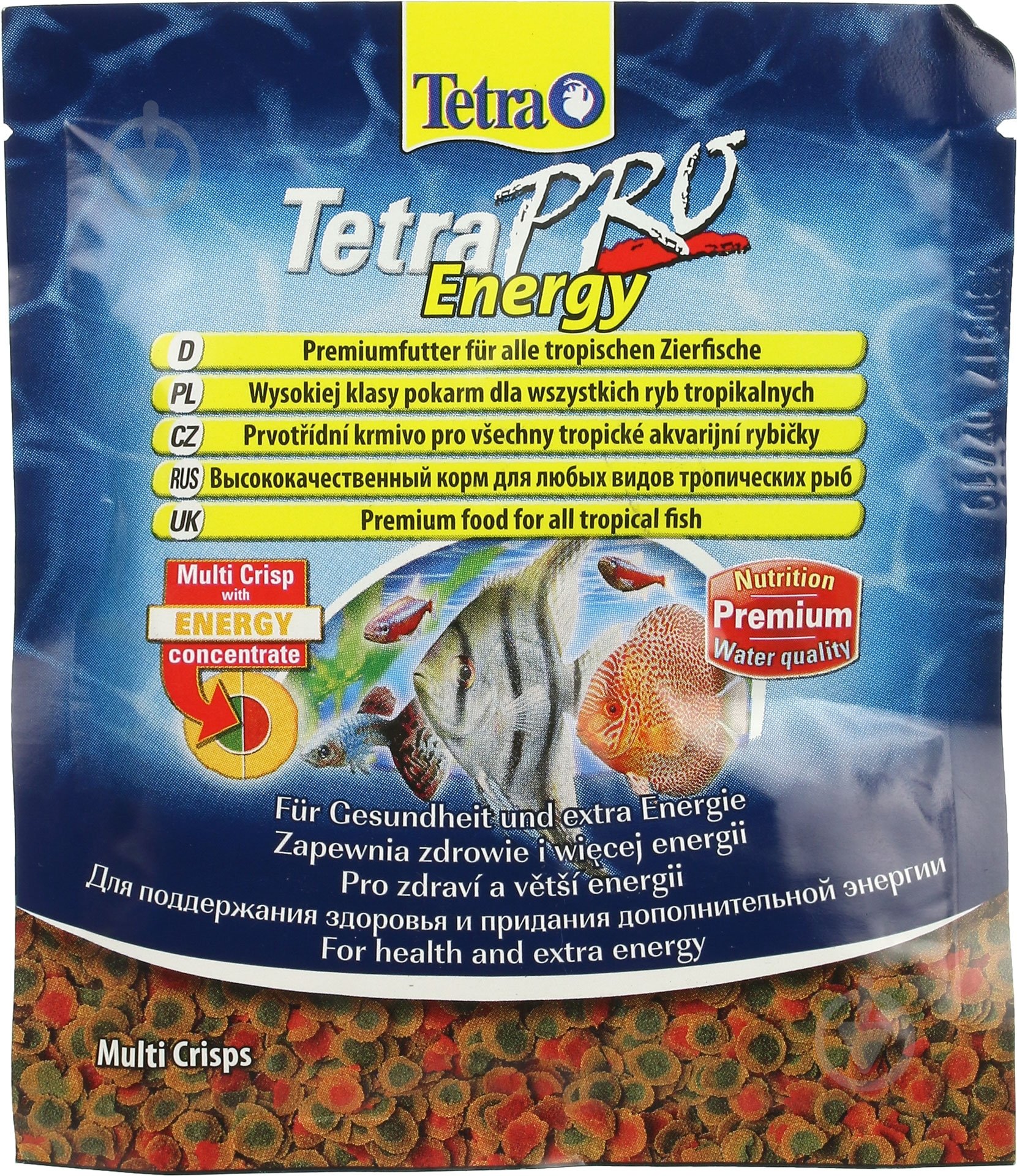 Корм Tetra PRO Energy Crisps 12 г (рыба и побочные рыбные продукты) - фото 1 Корм Tetra PRO Energy Crisps 12 г (рыба и побочные рыбные продукты) - фото 1