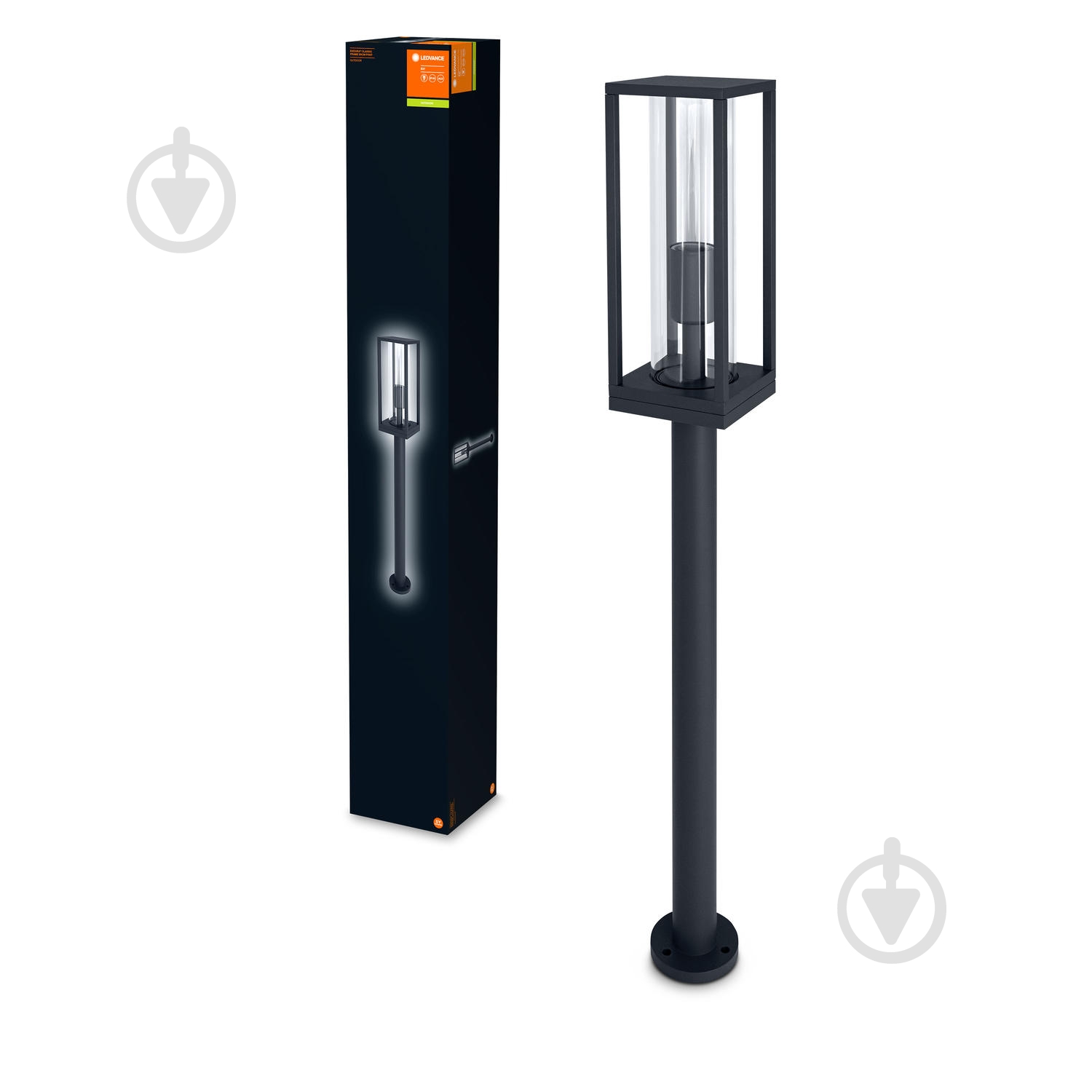 Столб Ledvance Endura Classic Frame 80 см Е27 IP44 темно-серый - фото 1 Столб Ledvance Endura Classic Frame 80 см Е27 IP44 темно-серый - фото 1