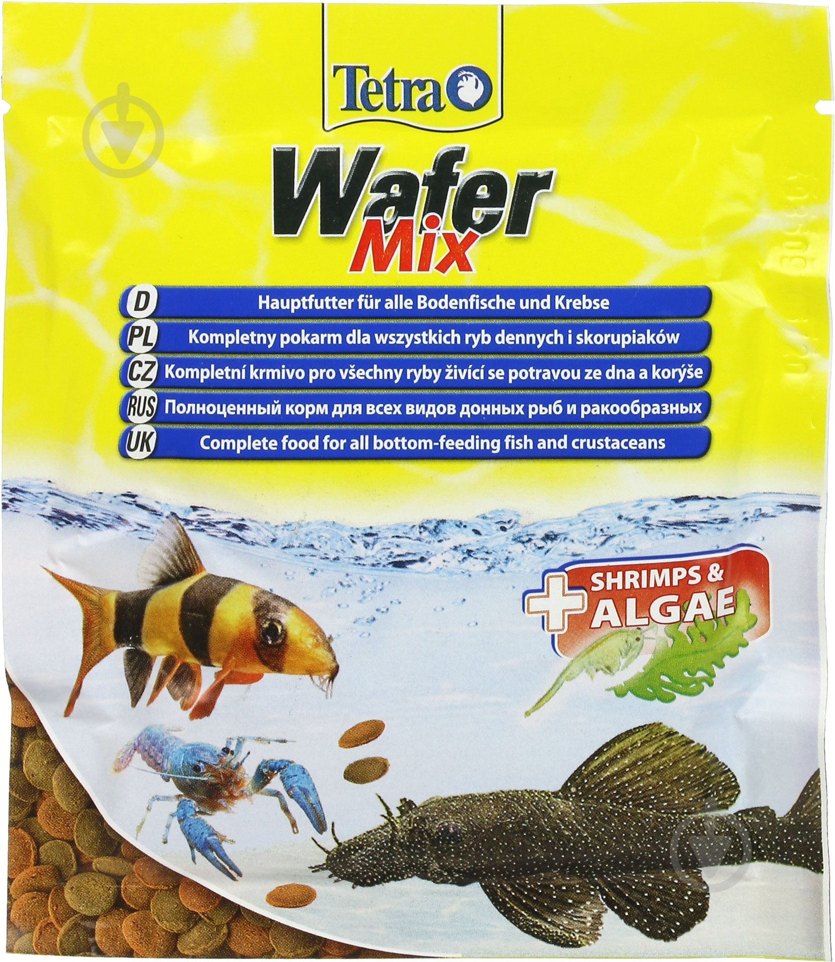 Корм Tetra Wafer Mix 15 г (рыба и побочные рыбные продукты) - фото 1