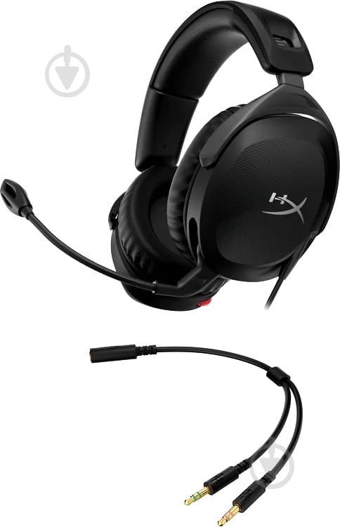 Навушники HyperX Cloud Stinger 2 Wired black (519T1AA) - фото 1