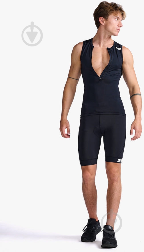 Майка 2XU Core Tri Tank MT6438a_BLK/WHT р.S черный - фото 5 Майка 2XU Core Tri Tank MT6438a_BLK/WHT р.S черный - фото 5