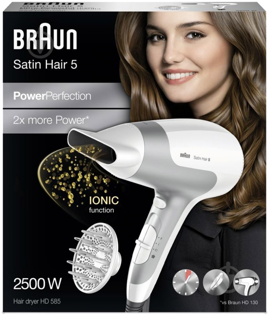 Фен Braun Satin Hair 5 HD585 - фото 5 Фен Braun Satin Hair 5 HD585 - фото 5