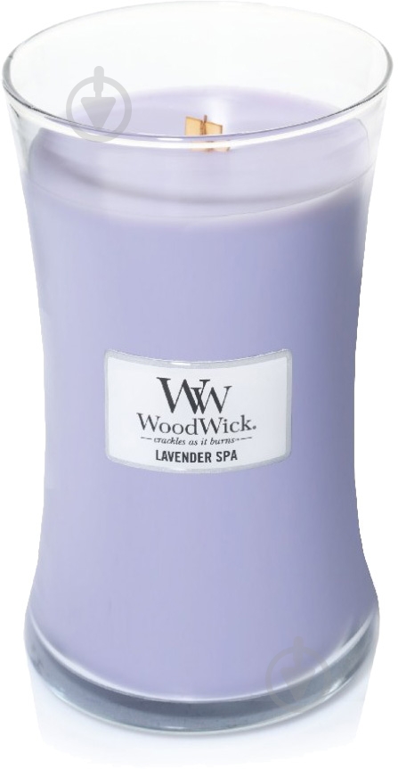 Свічка ароматична Woodwick Large Lavender Spa 609 г - фото 1 Свічка ароматична Woodwick Large Lavender Spa 609 г - фото 1