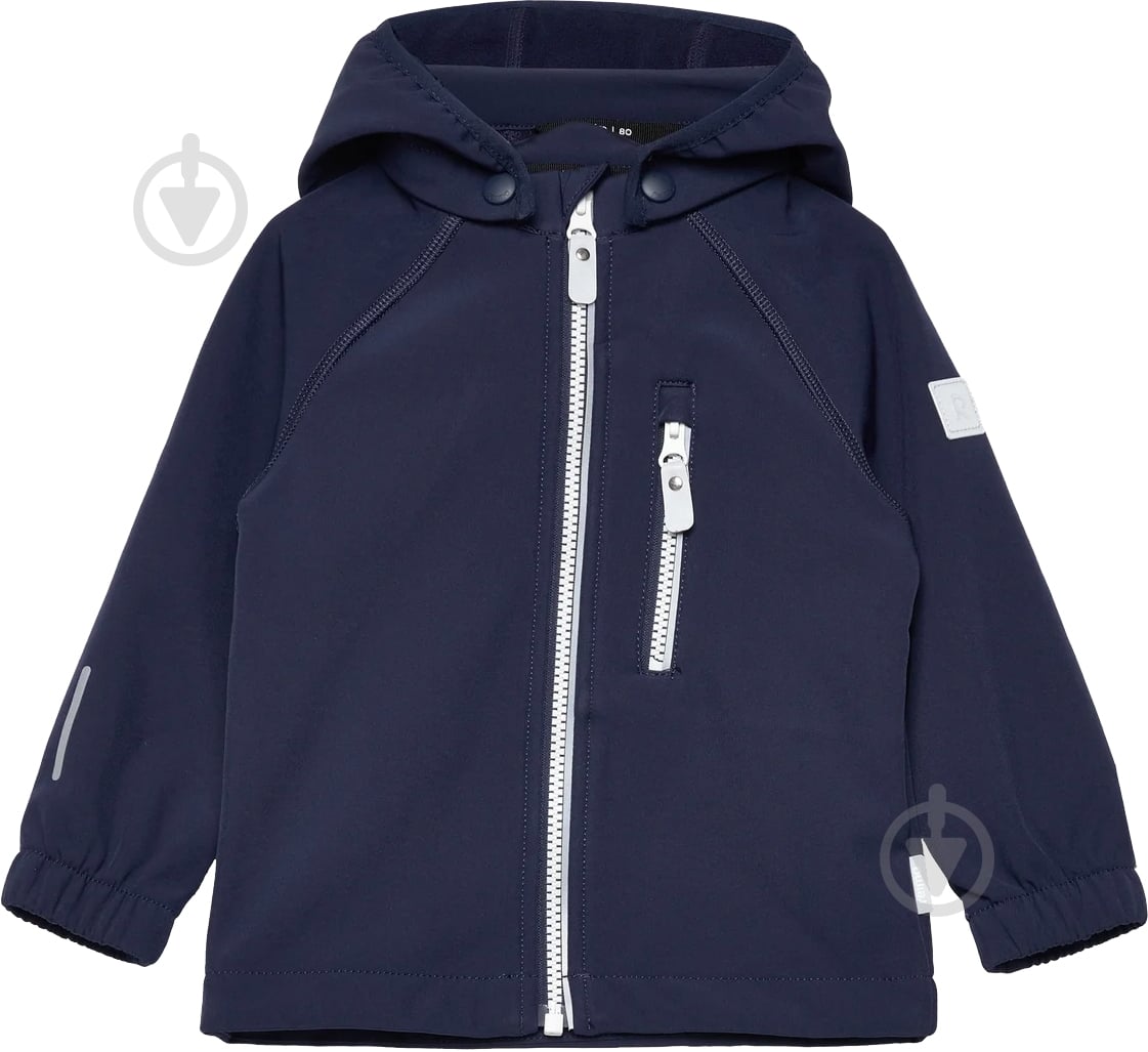 Куртка Reima Softshell Vantti р.80 темно-синій 5100009A-6980 - фото 1