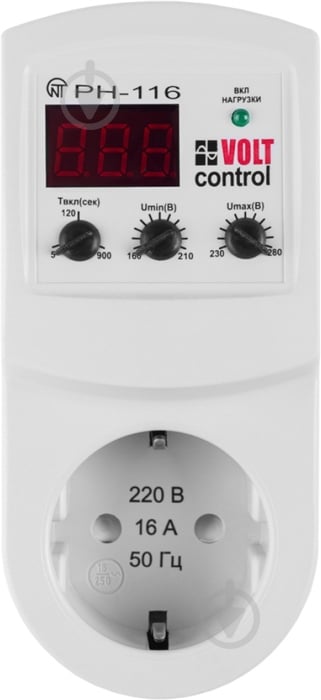 Реле напруги Volt Control 16 А РН-116 - фото 1