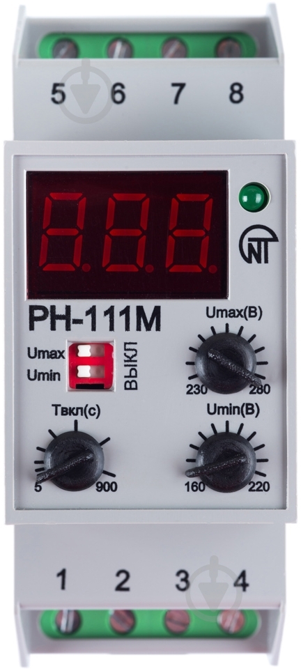 Реле напряжения  Volt Control 16 А РН-111М - фото 1