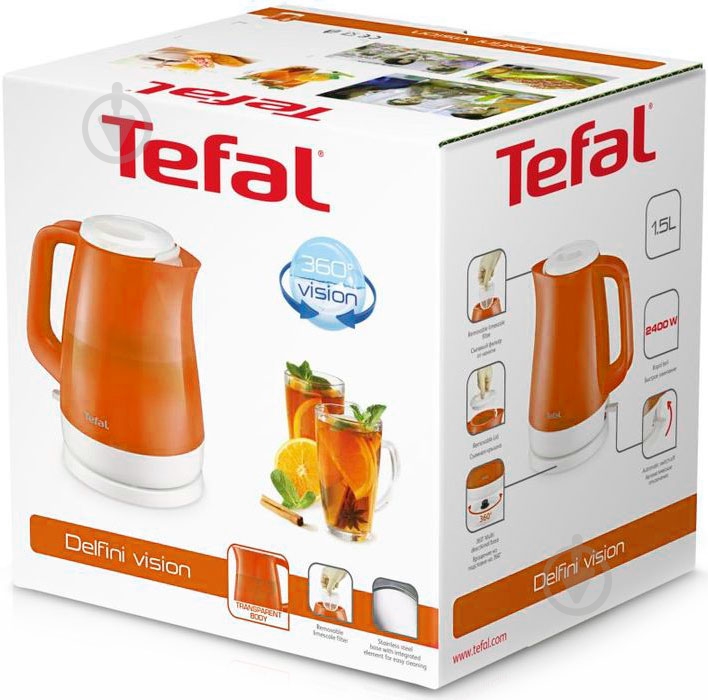 Электрочайник Tefal KO151O30 Delfini Vision - фото 7