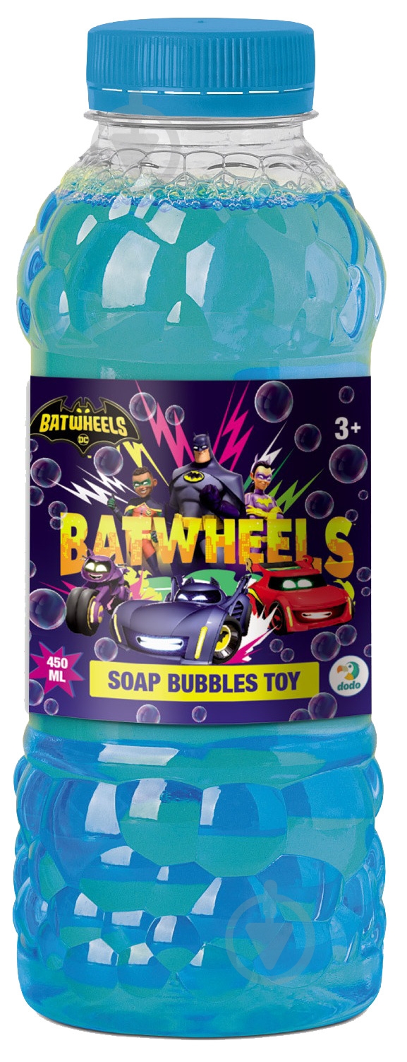 Рідина для мильних бульбашок DoDo Batwheels 450 мл 200590 - фото 2 Рідина для мильних бульбашок DoDo Batwheels 450 мл 200590 - фото 2