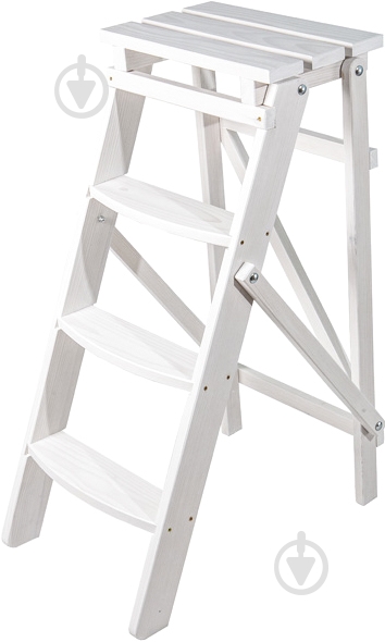 Лестница-стремянка Virastar PINE WHITE 4 ступени - фото 1 Лестница-стремянка Virastar PINE WHITE 4 ступени - фото 1