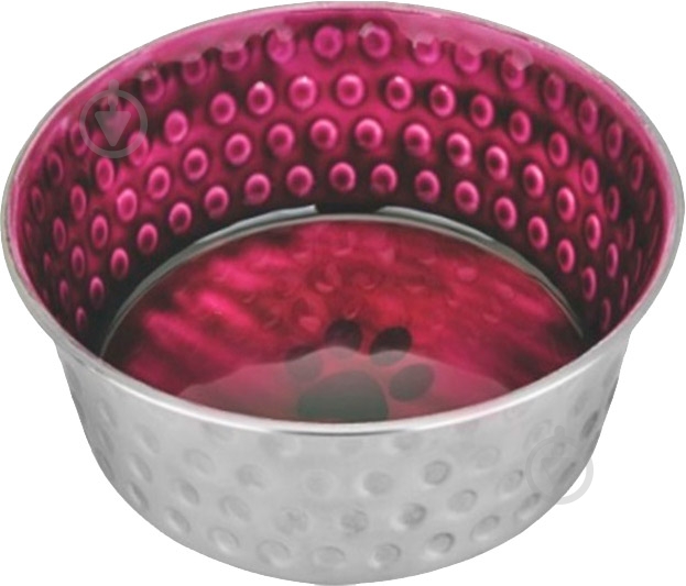 Миска Lilli Pet Candy серебряно-фиолетовая 525 мл - фото 1
