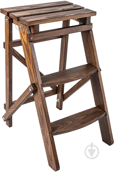 Лестница-стремянка Virastar PINE BROWN 3 ступени - фото 1 Лестница-стремянка Virastar PINE BROWN 3 ступени - фото 1