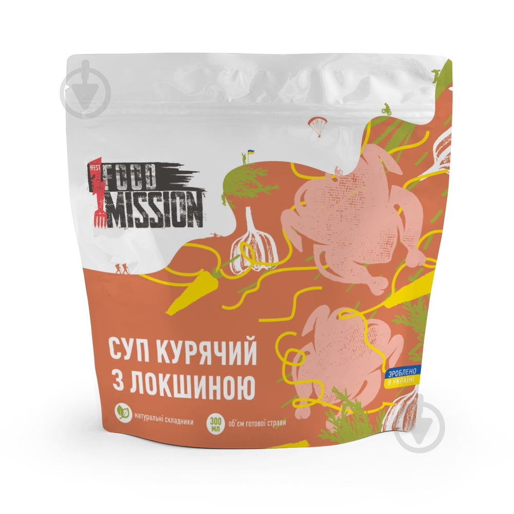 Суп !FEST FOOD MISSION куриный с лапшой - фото 1
