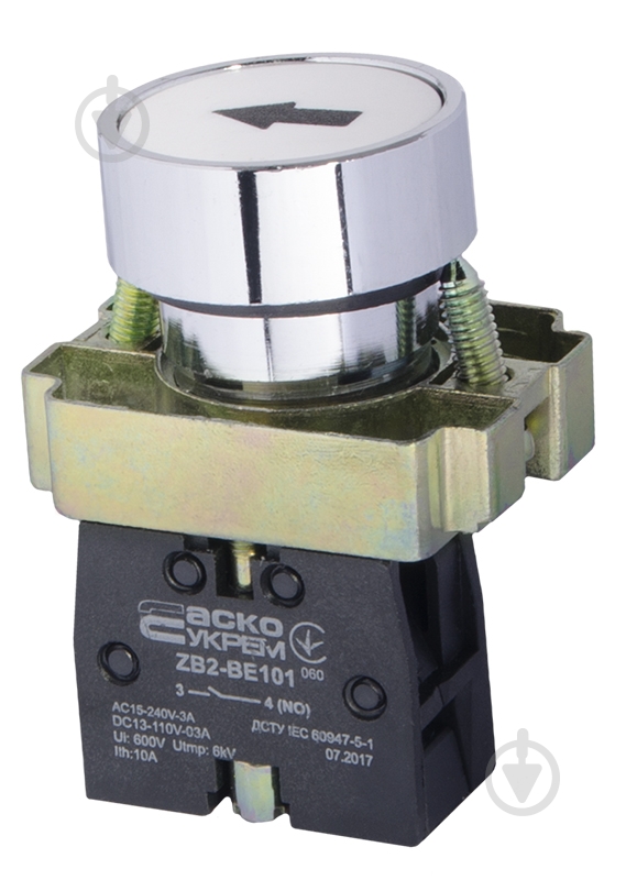 Кнопка АСКО-Укрем Старт XB2-BA3341 A0140010063 - фото 1