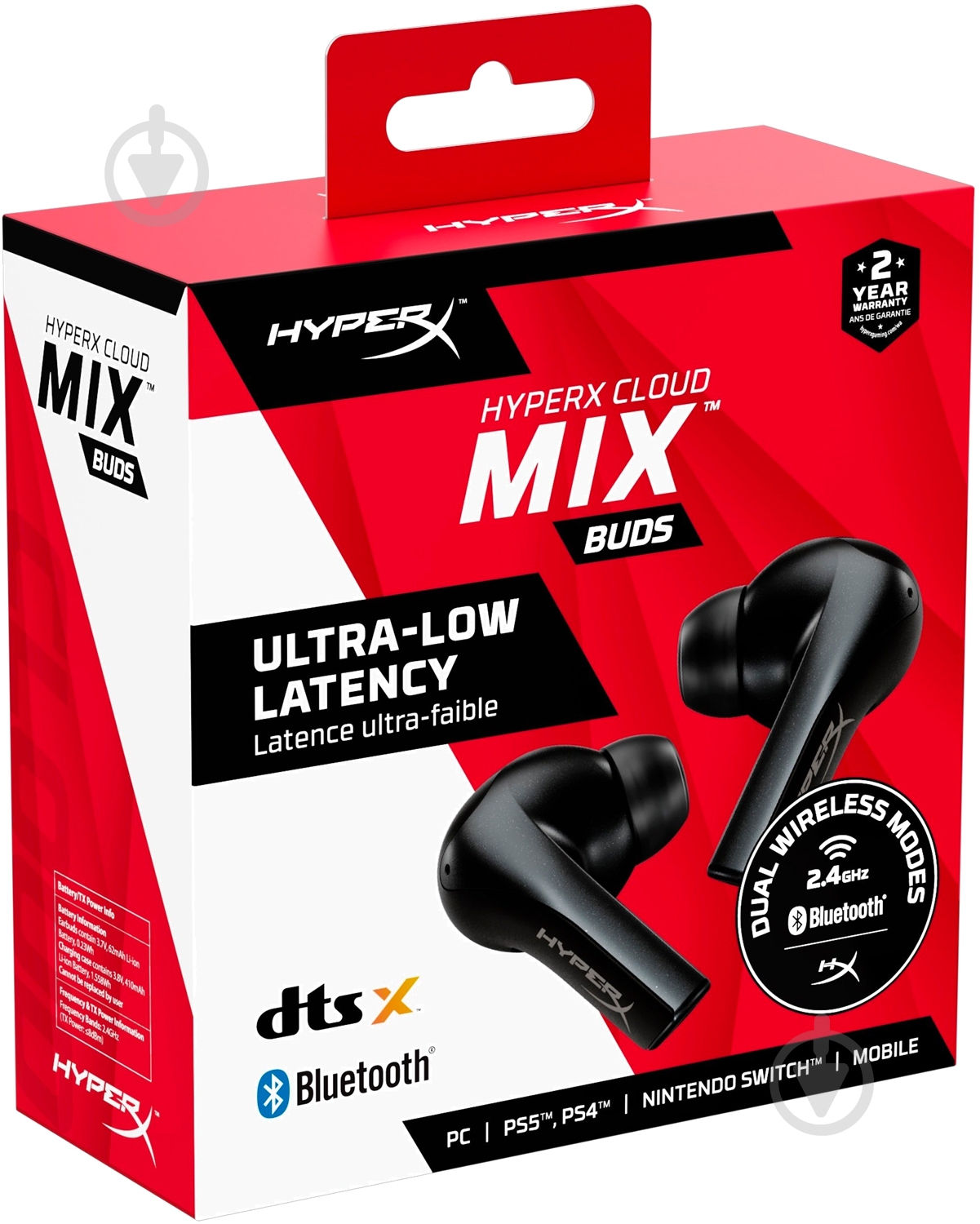 Наушники HyperX Cloud MIX Buds True Wireless black (4P5D9AA) - фото 7