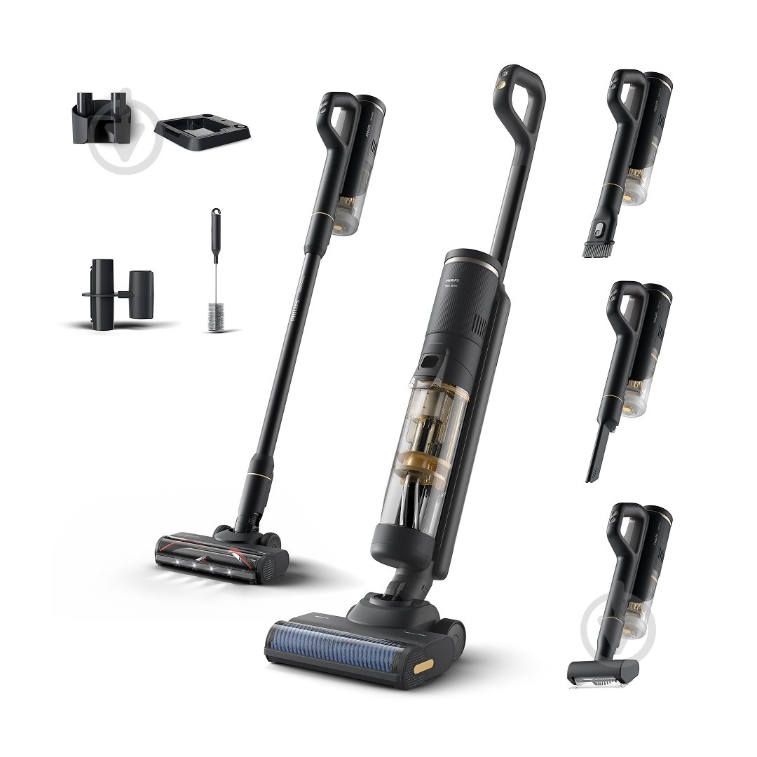 Пилосос миючий Philips 7000 Series AquaTrio XW7264/10 black - фото 2