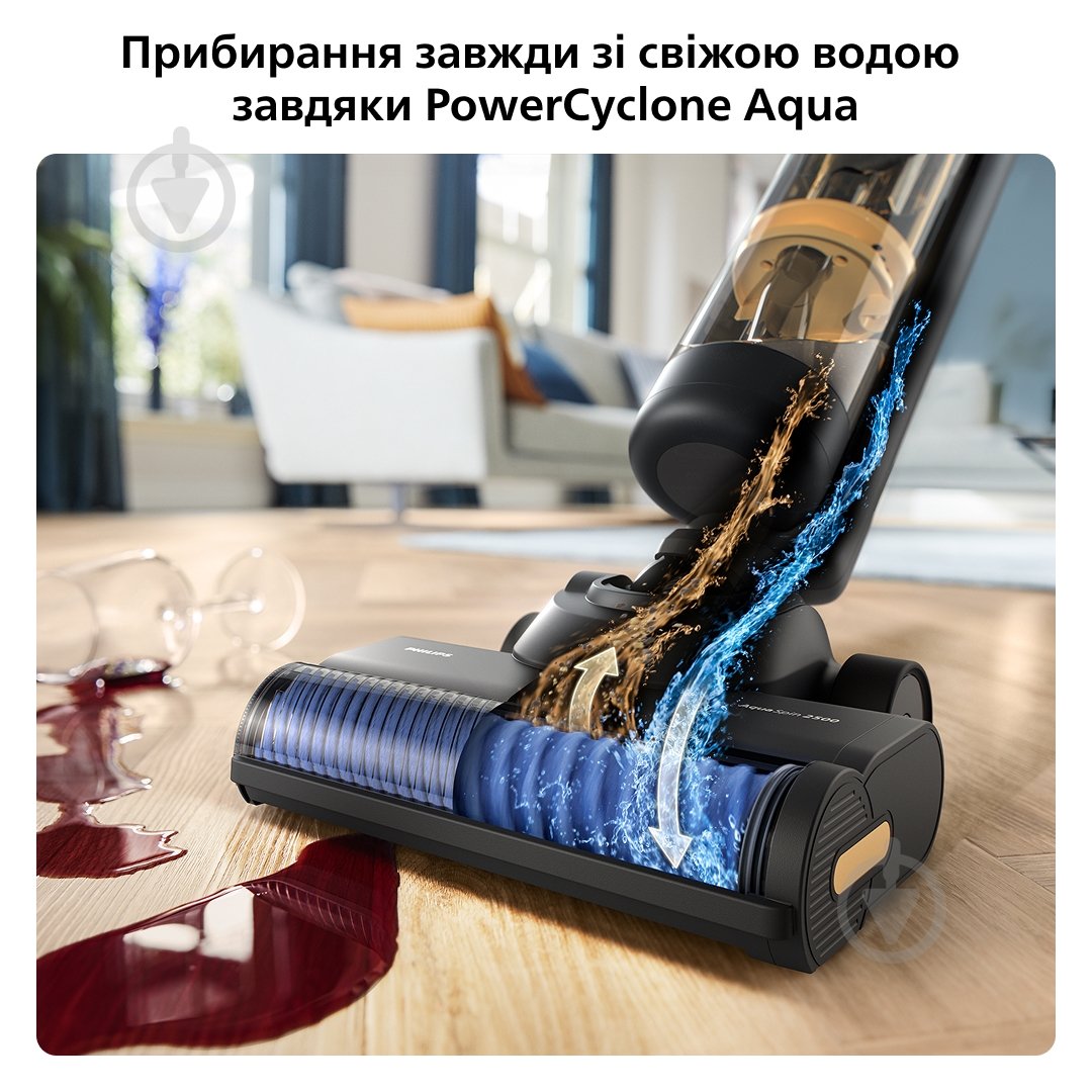 Пилосос миючий Philips 7000 Series AquaTrio XW7264/10 black - фото 5