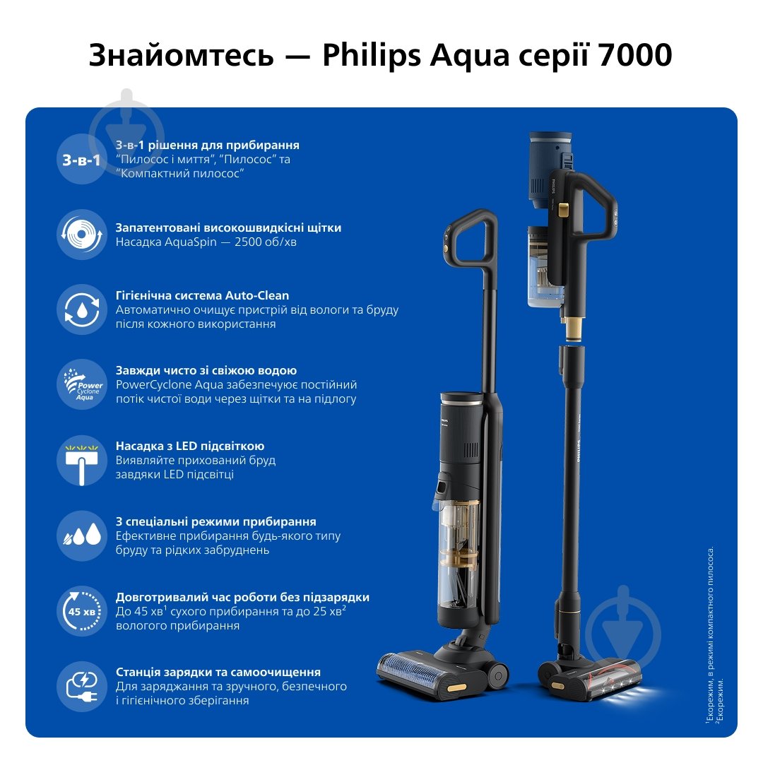 Пилосос миючий Philips 7000 Series AquaTrio XW7264/10 black - фото 6