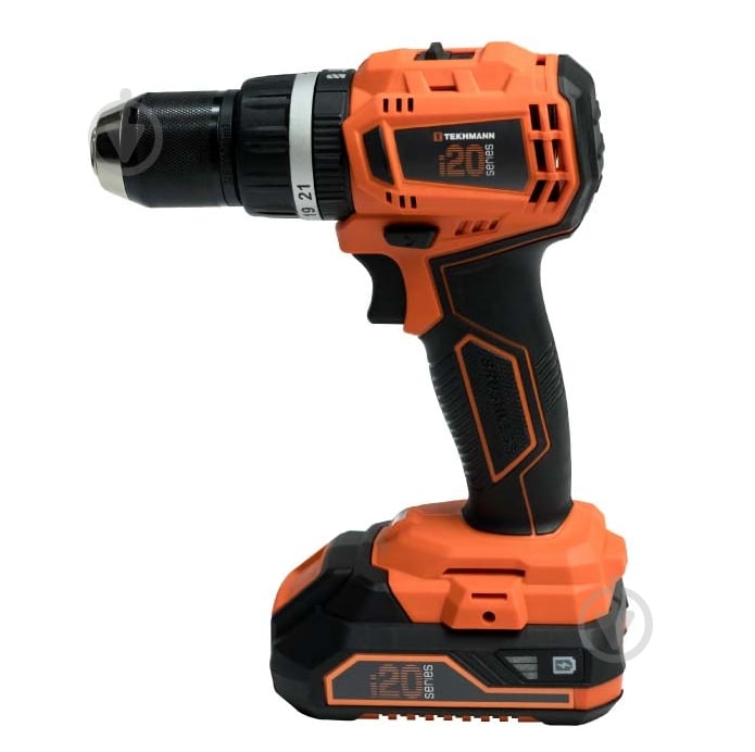 Шуруповерт ударный аккумуляторный Tekhmann TCD-45/i20 BS KITBOX 873397 - фото 2