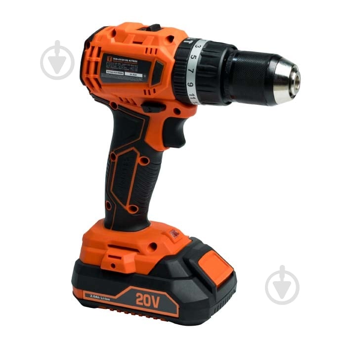 Шуруповерт ударный аккумуляторный Tekhmann TCD-45/i20 BS KITBOX 873397 - фото 3