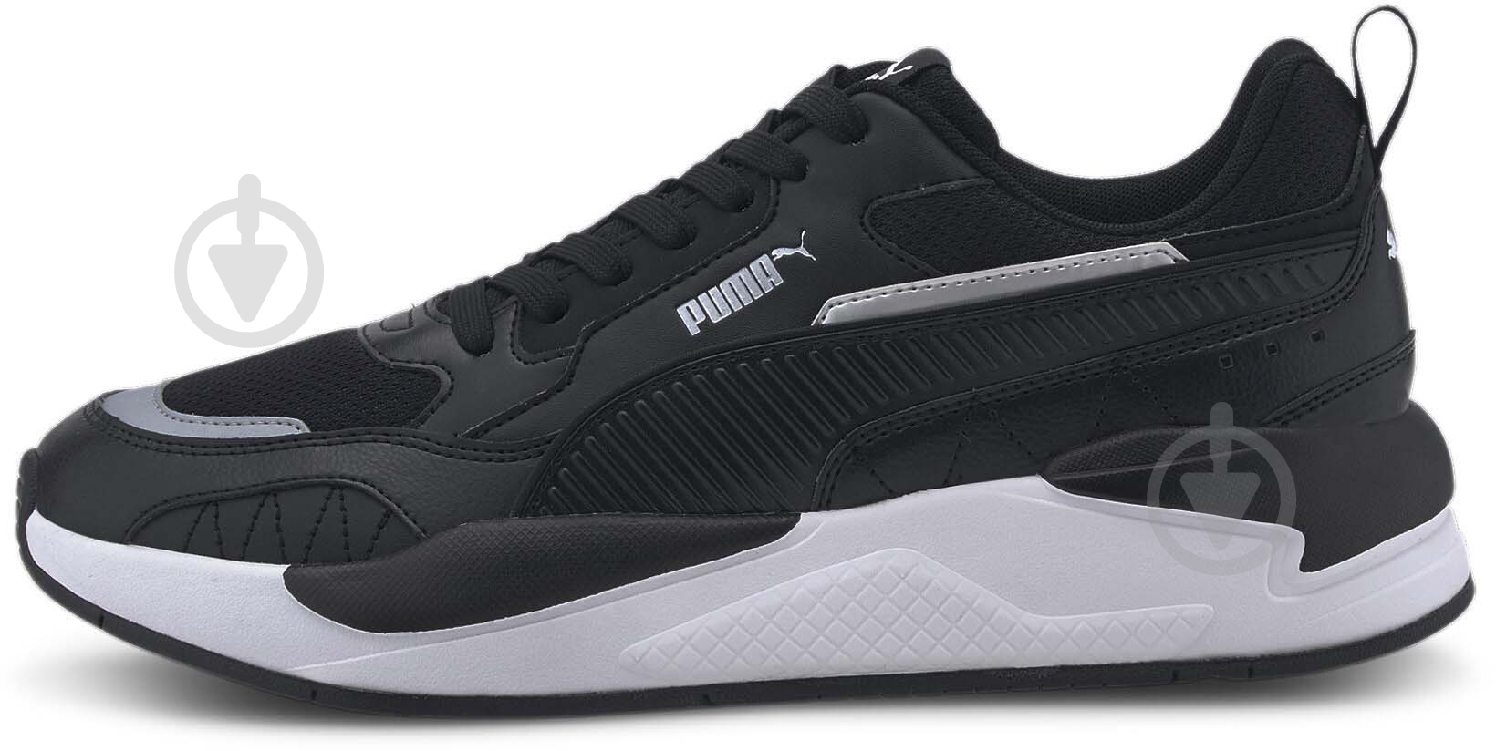 Кросівки чоловічі демісезонні Puma X-RAY 2 SQUARE PUMA BLACK-PUMA BLACK-PUM 37310808 р.40 чорні - фото 1