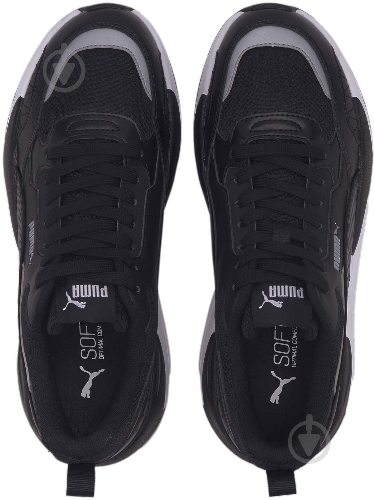 Кросівки чоловічі демісезонні Puma X-RAY 2 SQUARE PUMA BLACK-PUMA BLACK-PUM 37310808 р.40 чорні - фото 4