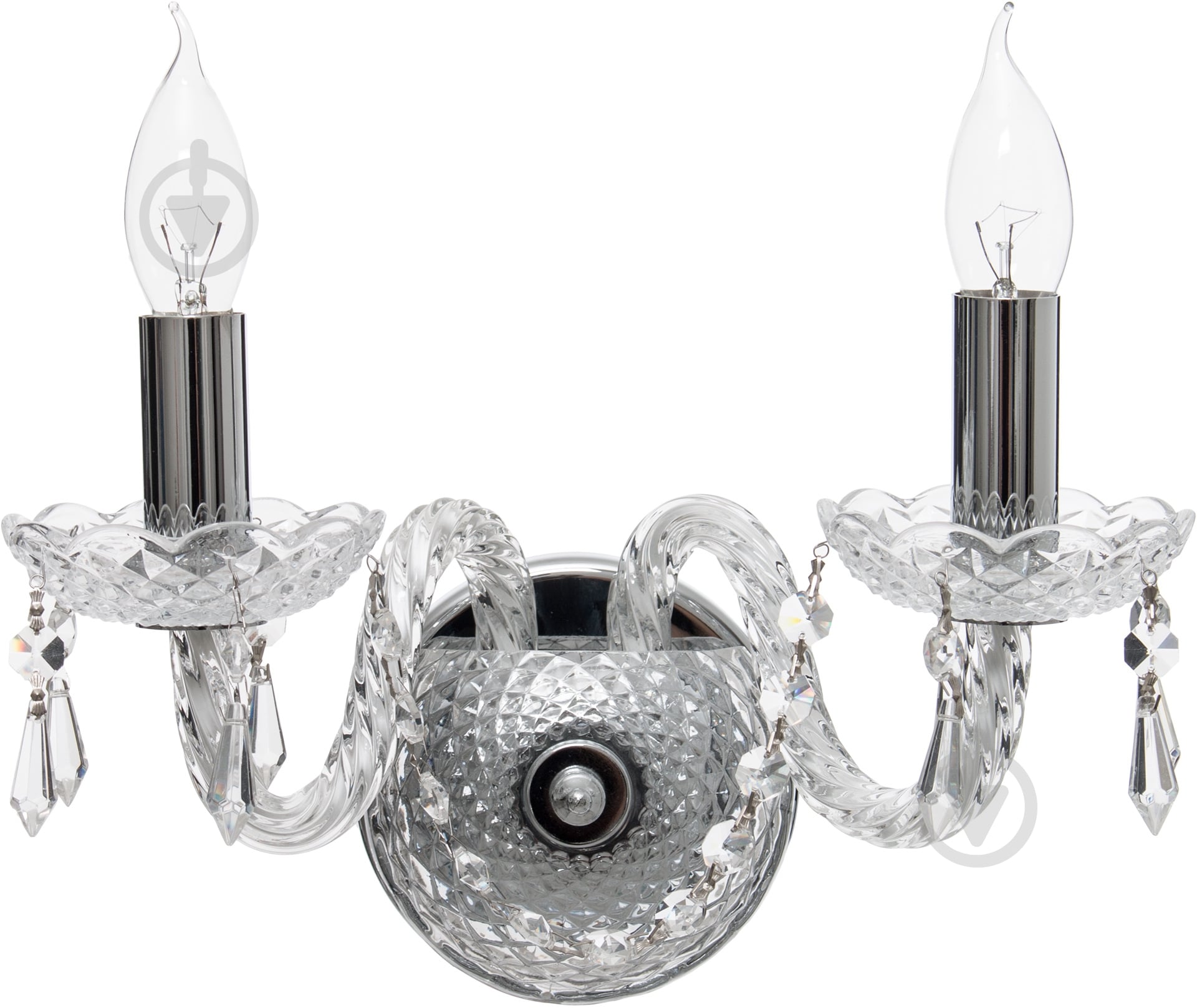 Бра Arte Lamp Merci 2x60 Вт E14 хром A2120AP-2CC - фото 1