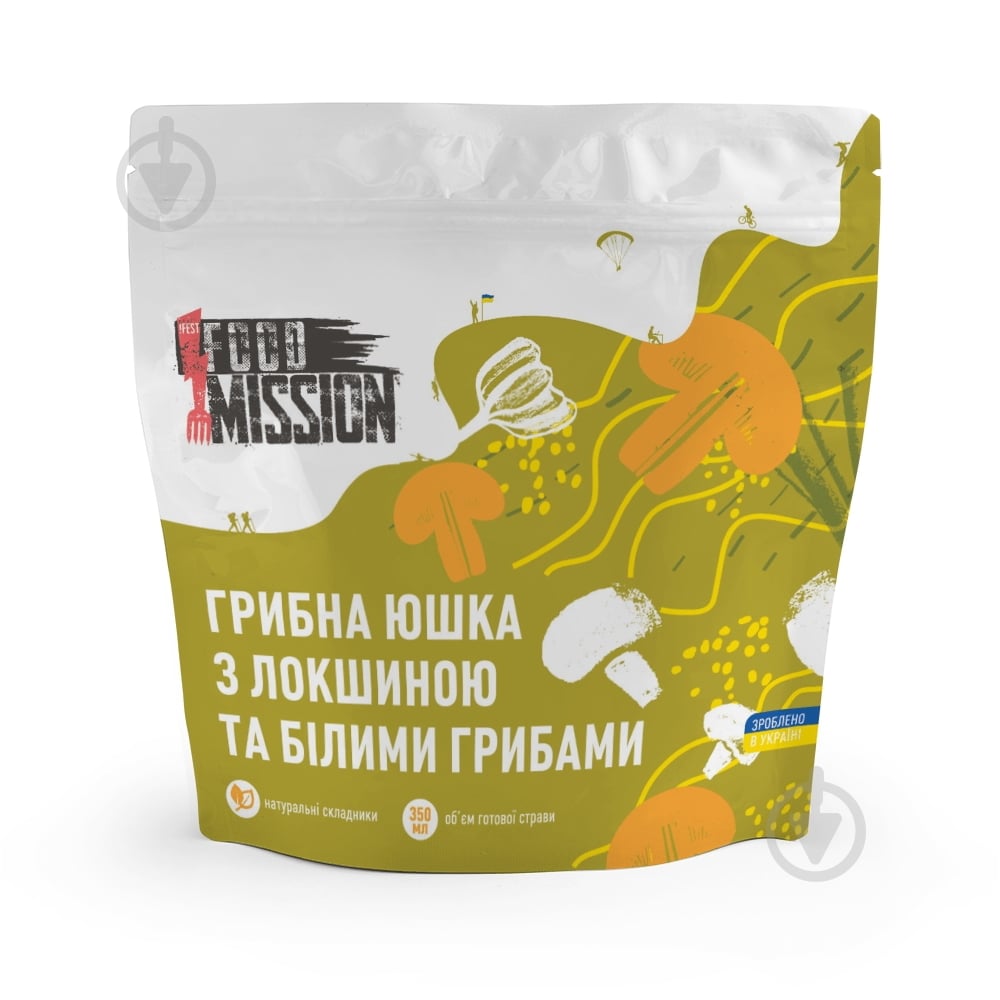 Суп !FEST FOOD MISSION с лапшой и белыми грибами - фото 1