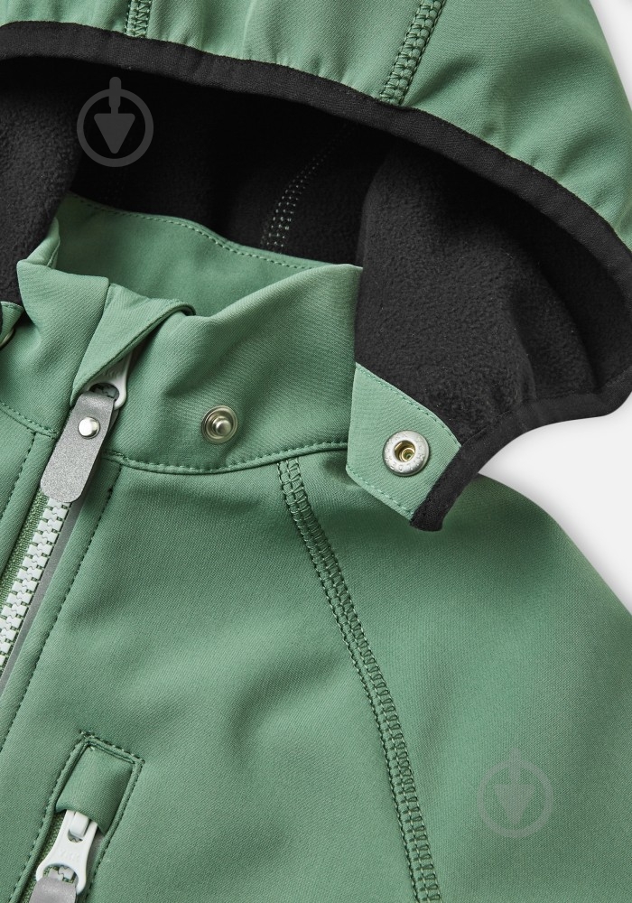 Куртка Reima Softshell Vantti р.80 зеленый 5100009A-8680 - фото 4