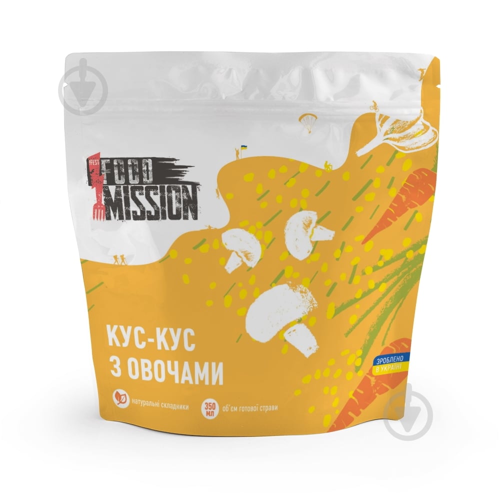 Каша !FEST FOOD MISSION кус-кус з овочами - фото 1 Каша !FEST FOOD MISSION кус-кус з овочами - фото 1
