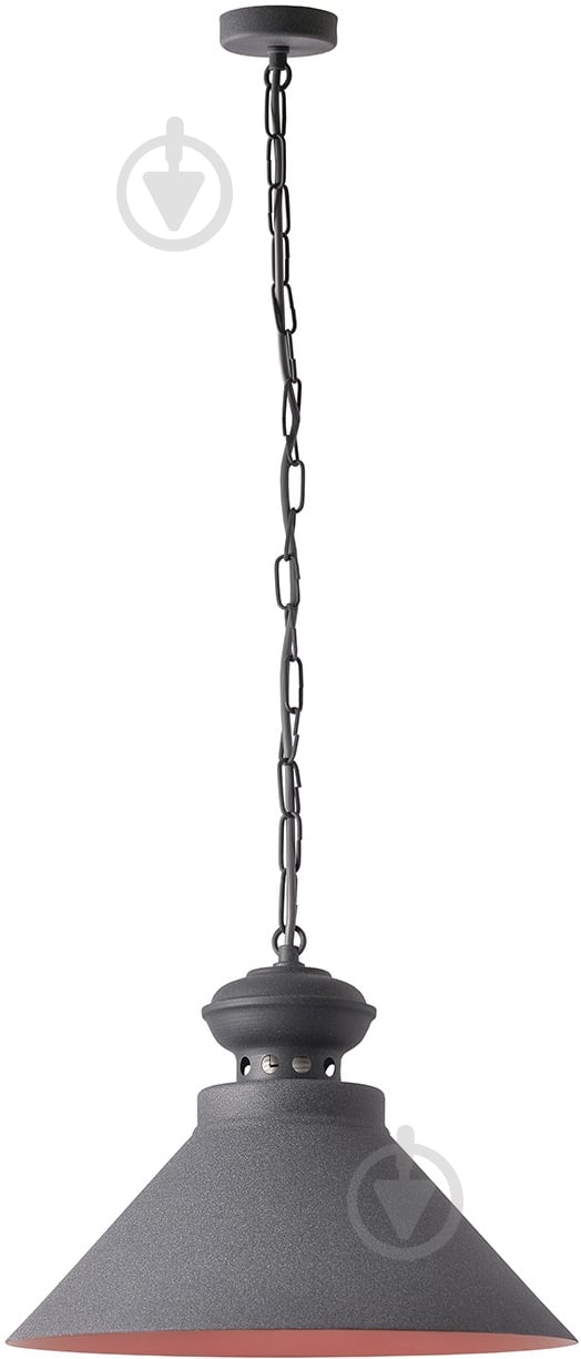 Подвес Vesta Light 1x60 Вт E27 серый LOFT 17231 - фото 1