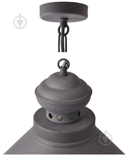 Подвес Vesta Light 1x60 Вт E27 серый LOFT 17231 - фото 3