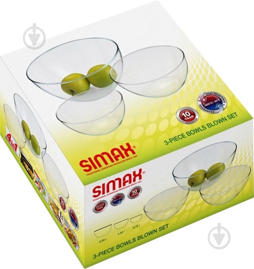 Набор салатников Simax 3 шт. 186 - фото 4