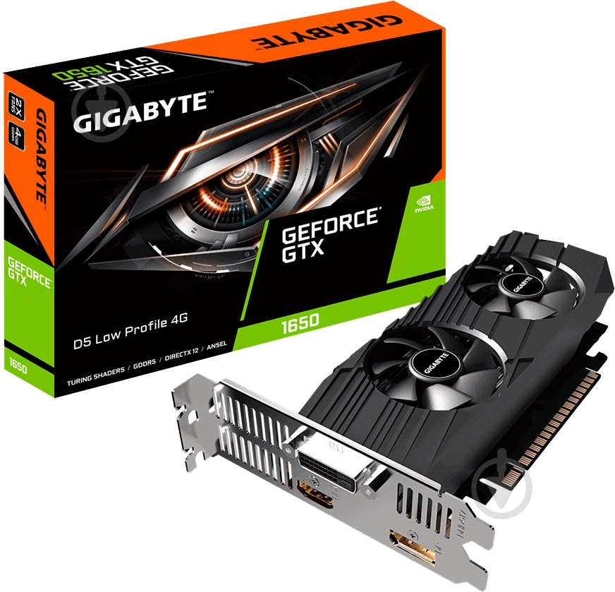 Видеокарта Gigabyte GeForce GTX 1650 4GB GDDR5 128bit (GV-N1650D5-4GL) - фото 5 Видеокарта Gigabyte GeForce GTX 1650 4GB GDDR5 128bit (GV-N1650D5-4GL) - фото 5