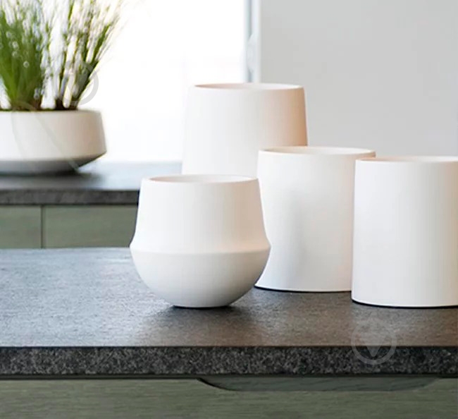 Вазон керамічний D&M DEPOT FUSION D24 круглий (AAR2581WH) - фото 2 Вазон керамічний D&M DEPOT FUSION D24 круглий (AAR2581WH) - фото 2