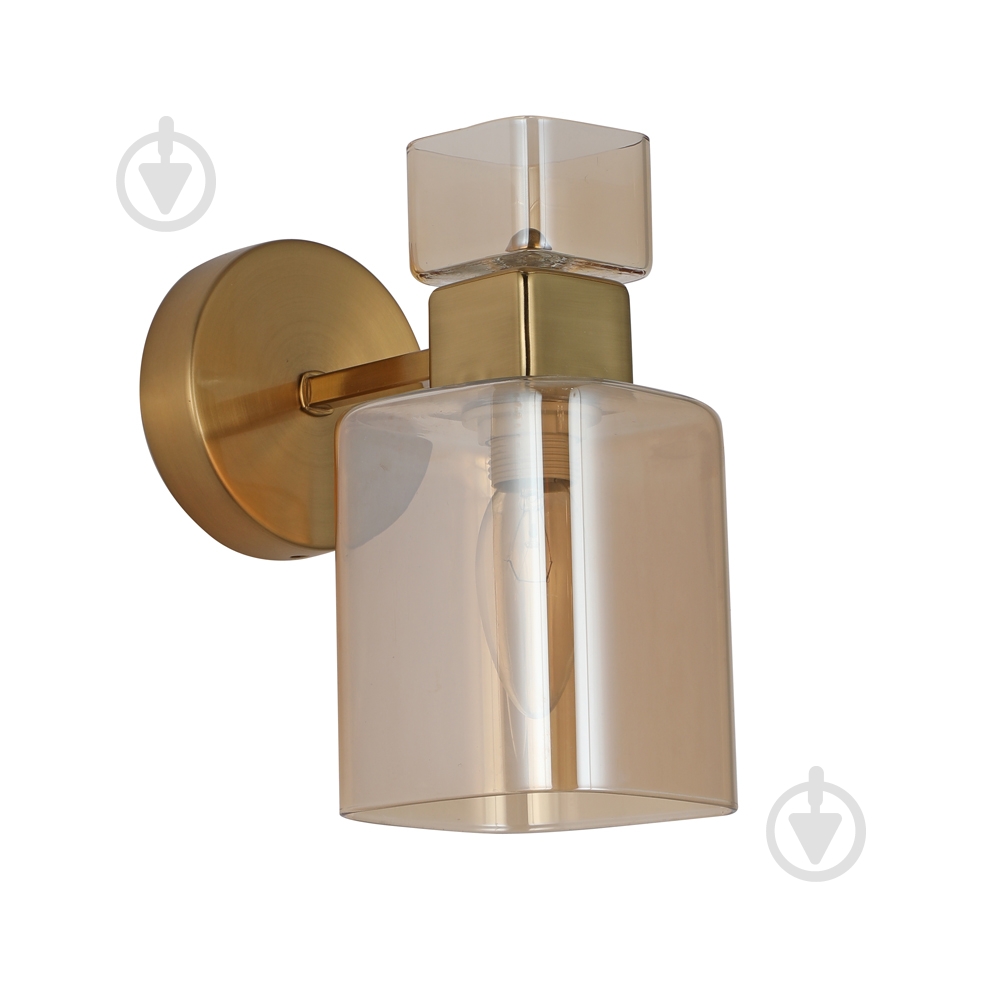 Бра ARDERO OLIVIA E14 янтарный прозрачный BL1110-2 - фото 2 Бра ARDERO OLIVIA E14 янтарный прозрачный BL1110-2 - фото 2