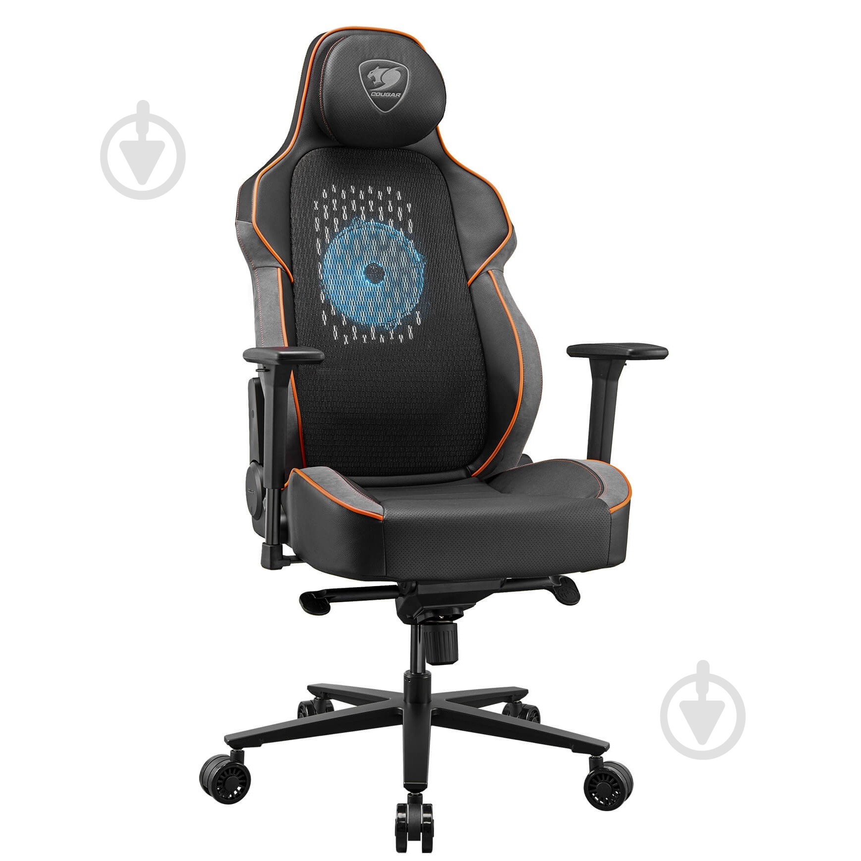 Кресло игровое Cougar NxSys Aero черный - фото 4