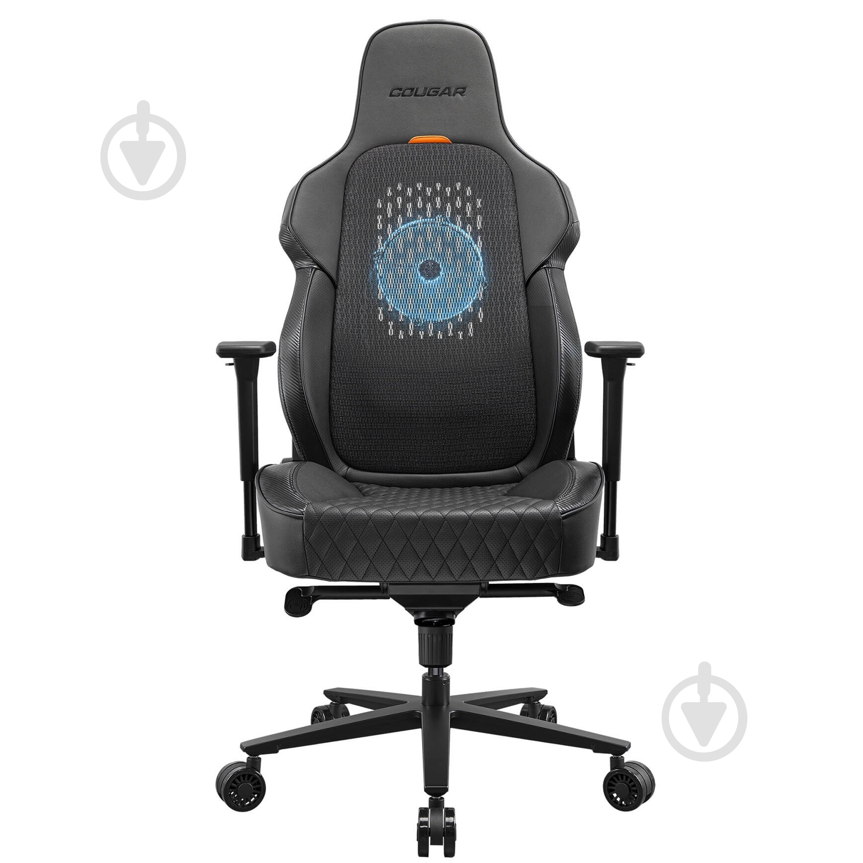 Крісло ігрове Cougar NxSys Aero Black чорний - фото 2