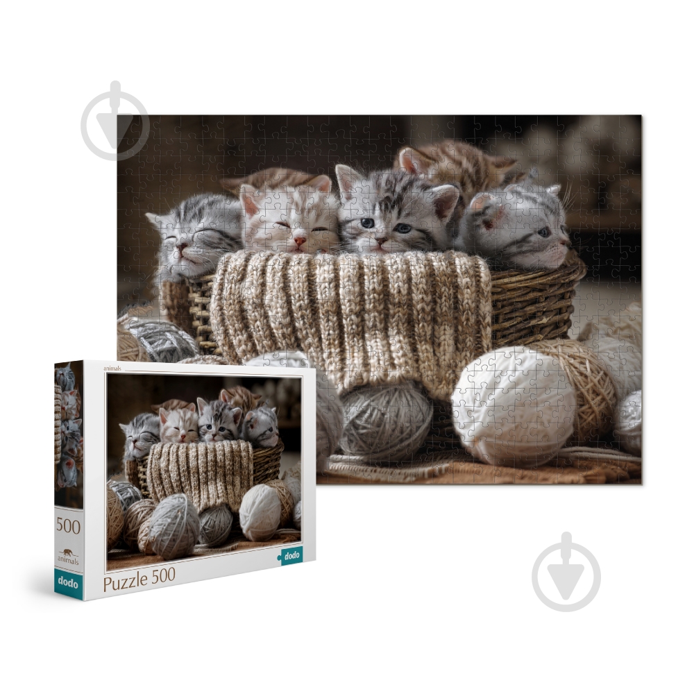 Пазл DoDo Милые котята 300534 - фото 1 Пазл DoDo Милые котята 300534 - фото 1