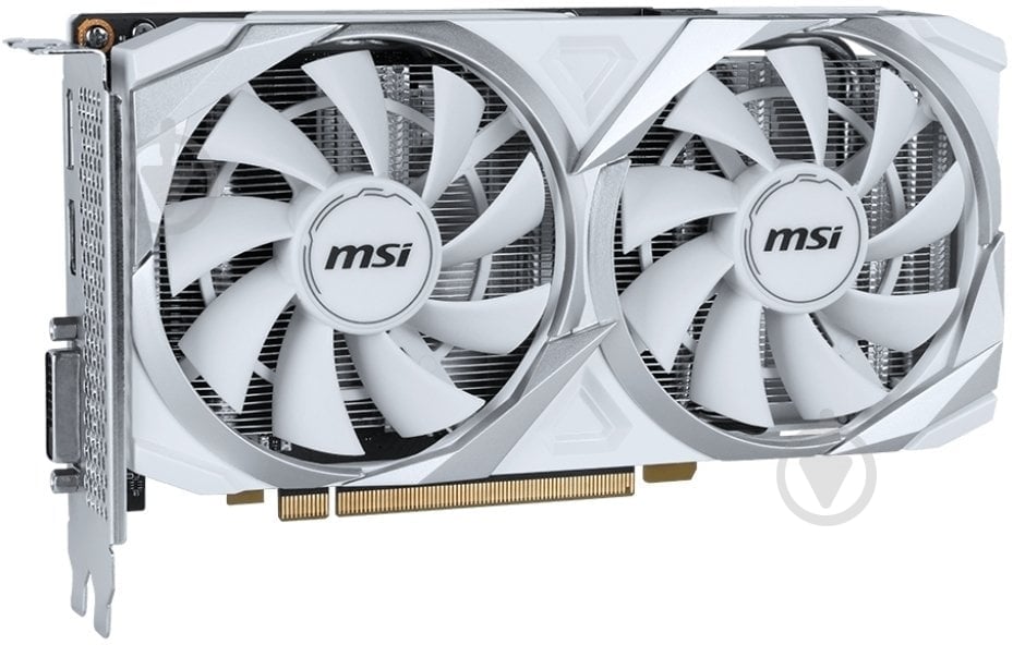 Видеокарта MSI GeForce RTX 3050 VENTUS 2X XS WHITE OC 8GB GDDR6 128bit (912-V809-4401) - фото 3 Видеокарта MSI GeForce RTX 3050 VENTUS 2X XS WHITE OC 8GB GDDR6 128bit (912-V809-4401) - фото 3