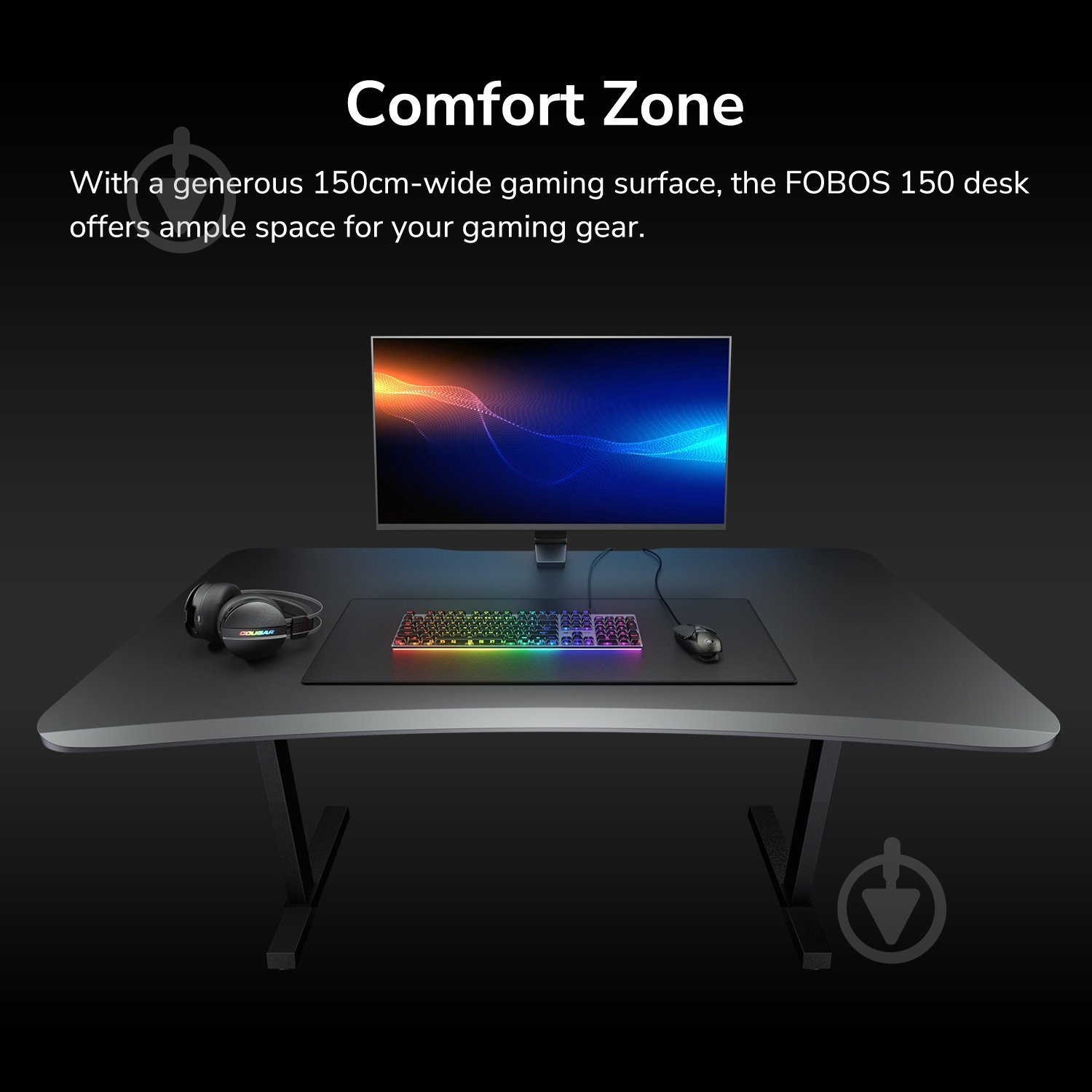 Стол игровой Cougar Fobos 150 - фото 7 Стол игровой Cougar Fobos 150 - фото 7