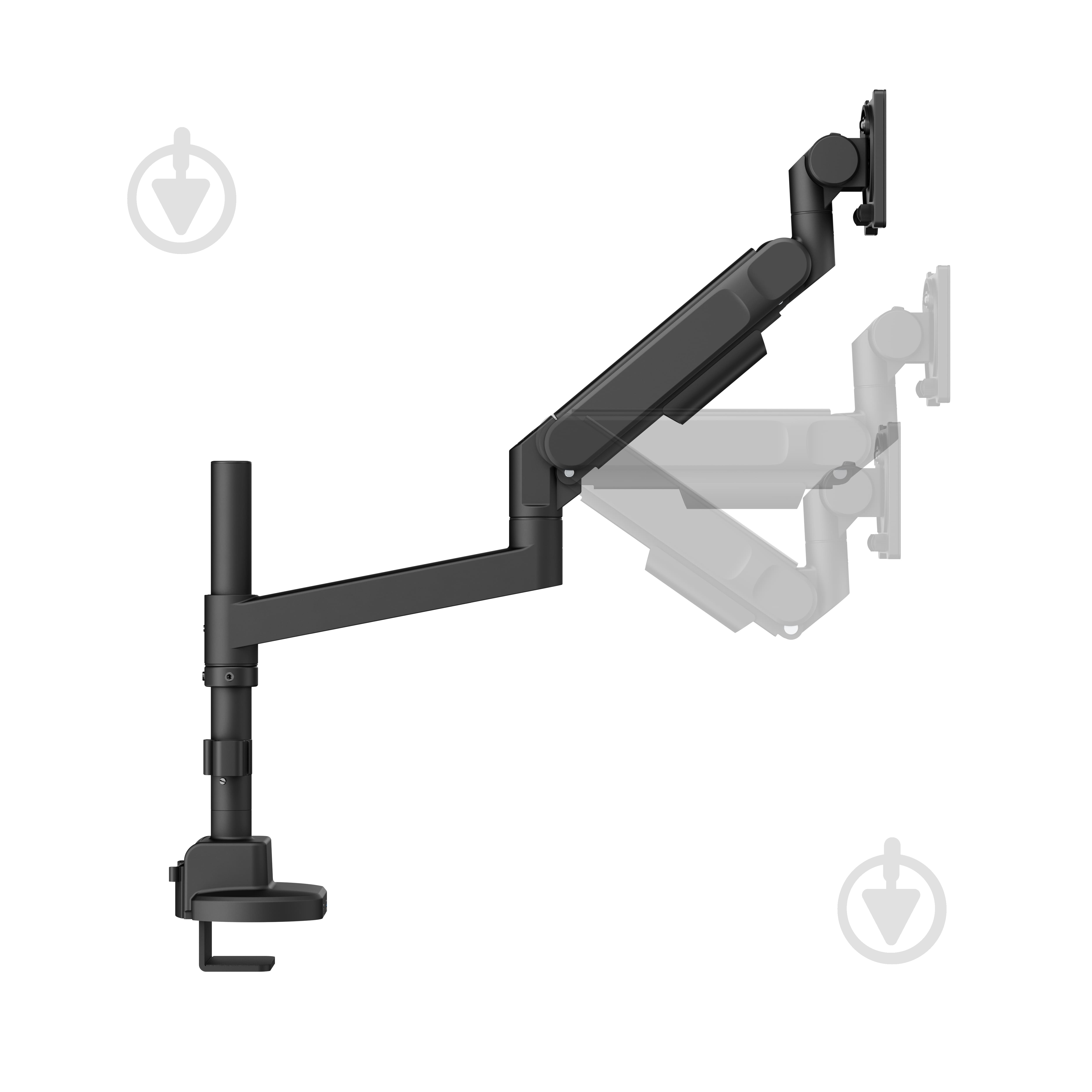 Кріплення для монітора OfficePro MAH751B поворотно-похилі 24"-57" чорний - фото 5 Кріплення для монітора OfficePro MAH751B поворотно-похилі 24"-57" чорний - фото 5