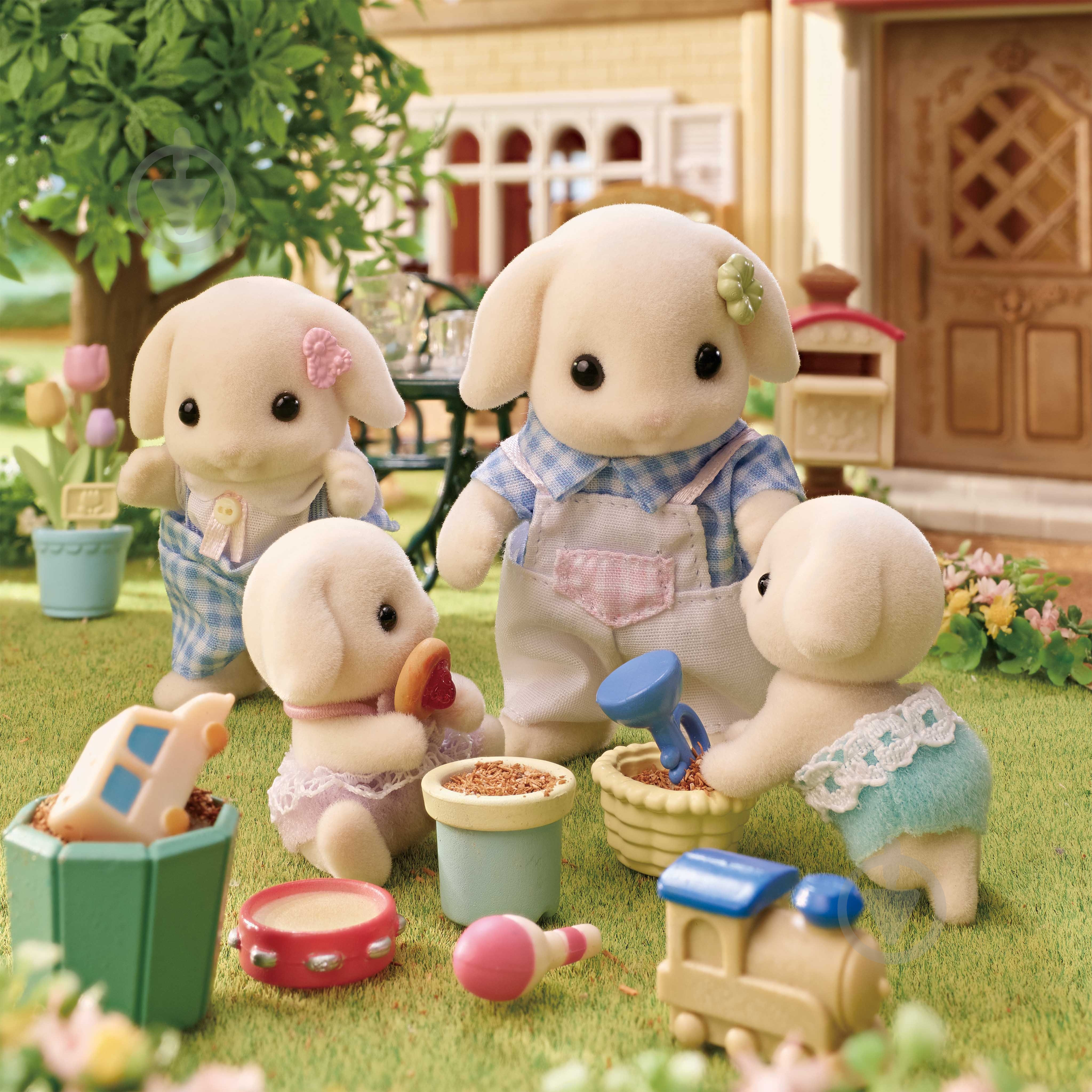 Ігровий набір Sylvanian Families Квіткові кролики-двійнята 5737 - фото 3
