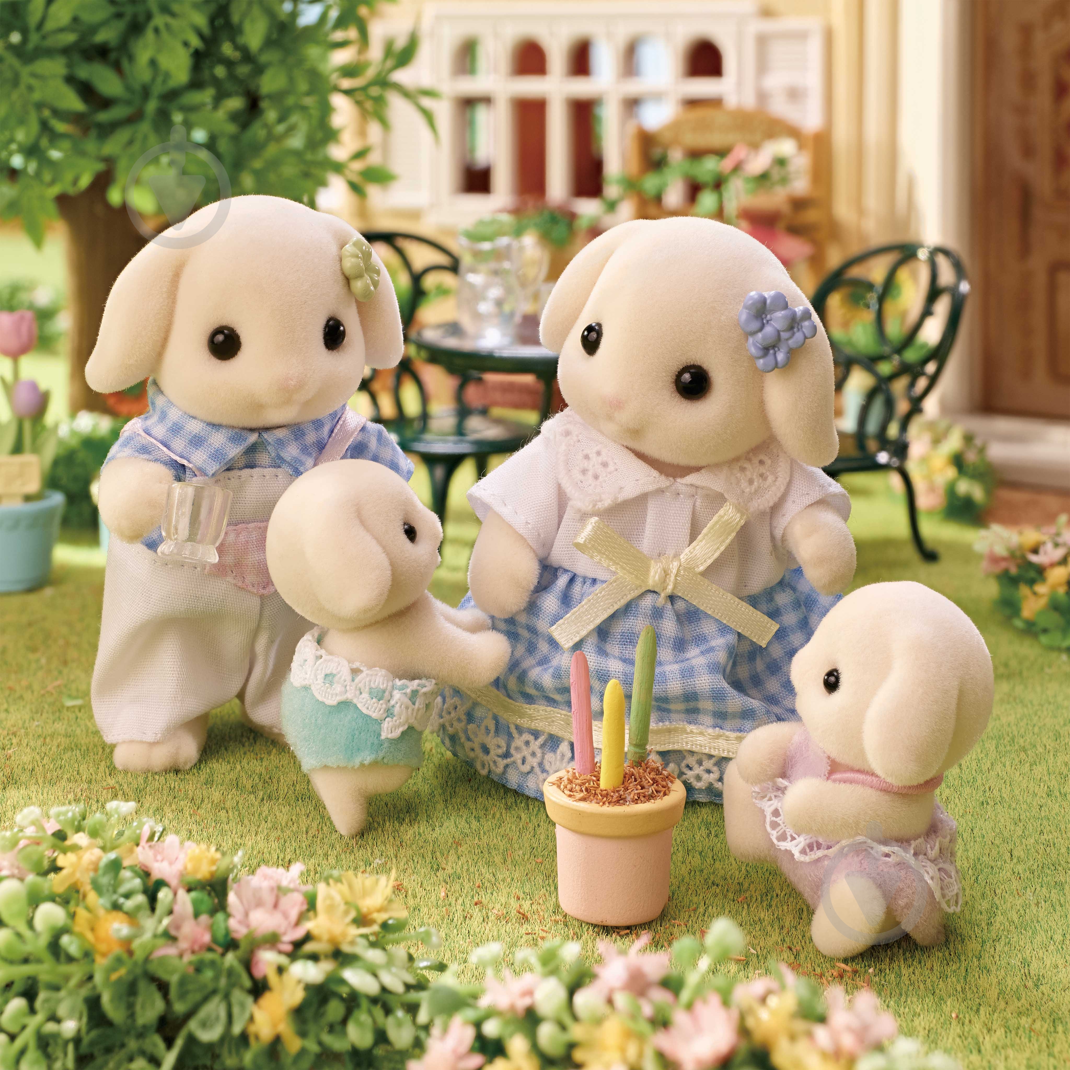Ігровий набір Sylvanian Families Квіткові кролики-двійнята 5737 - фото 6