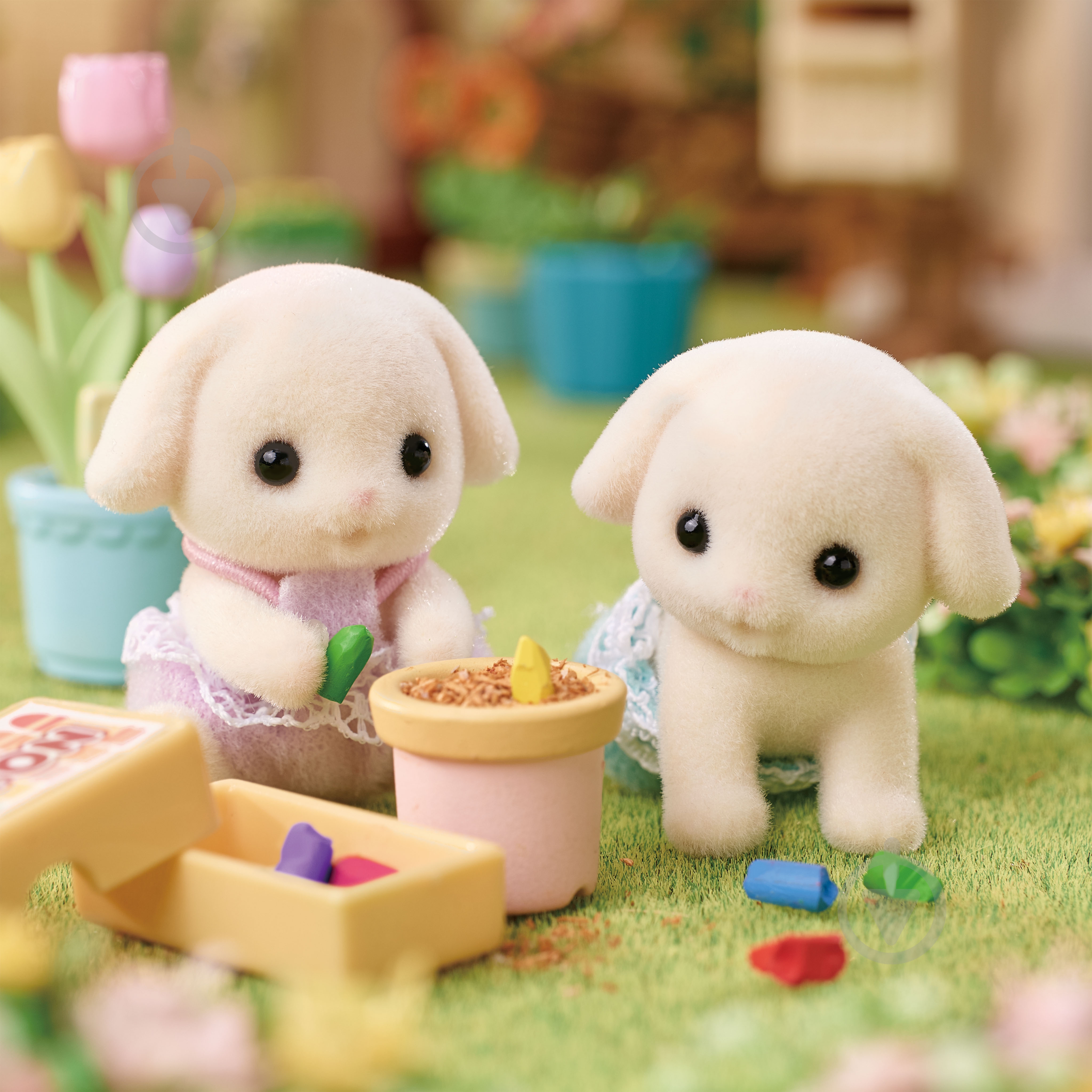 Ігровий набір Sylvanian Families Квіткові кролики-двійнята 5737 - фото 5