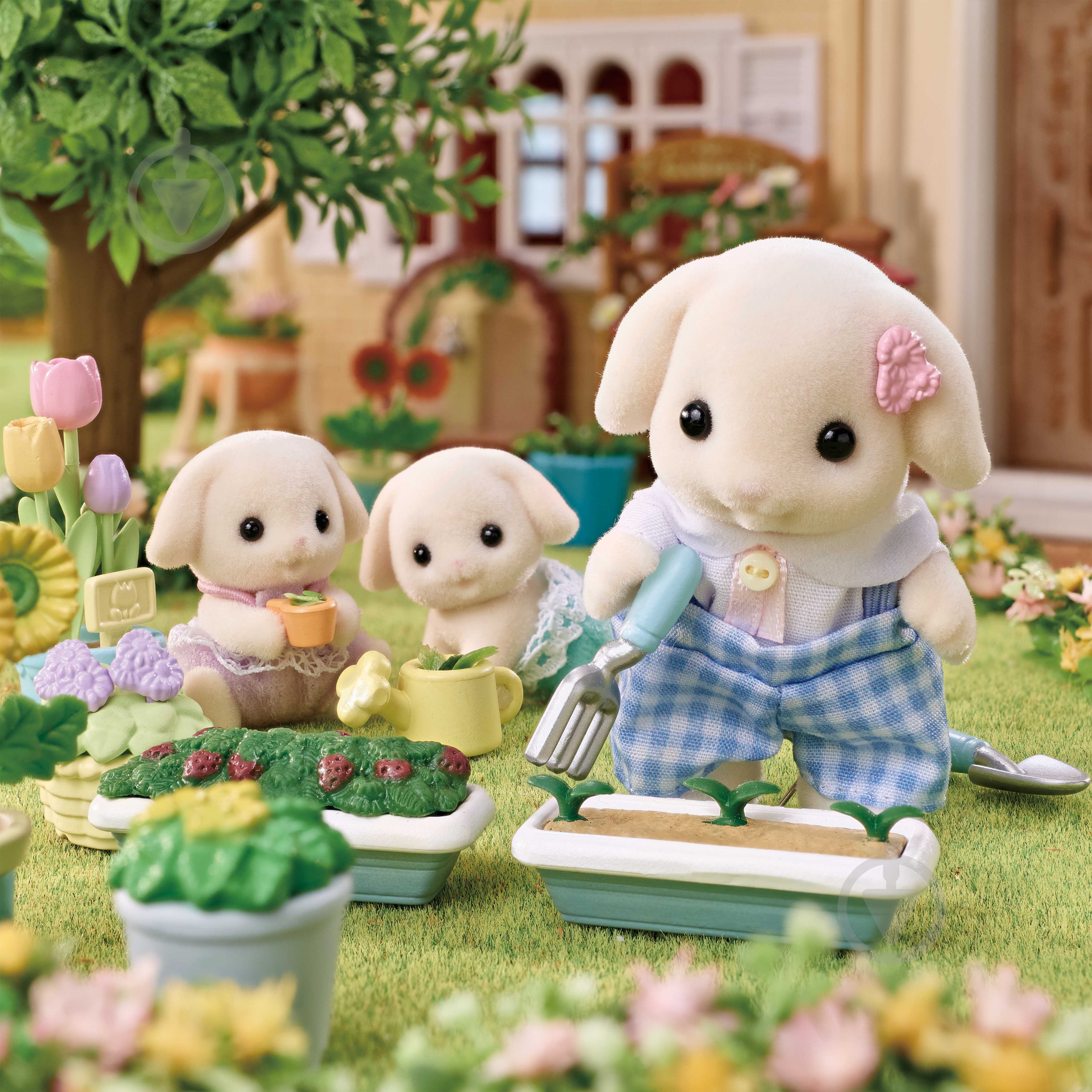 Ігровий набір Sylvanian Families Квіткові кролики-двійнята 5737 - фото 4