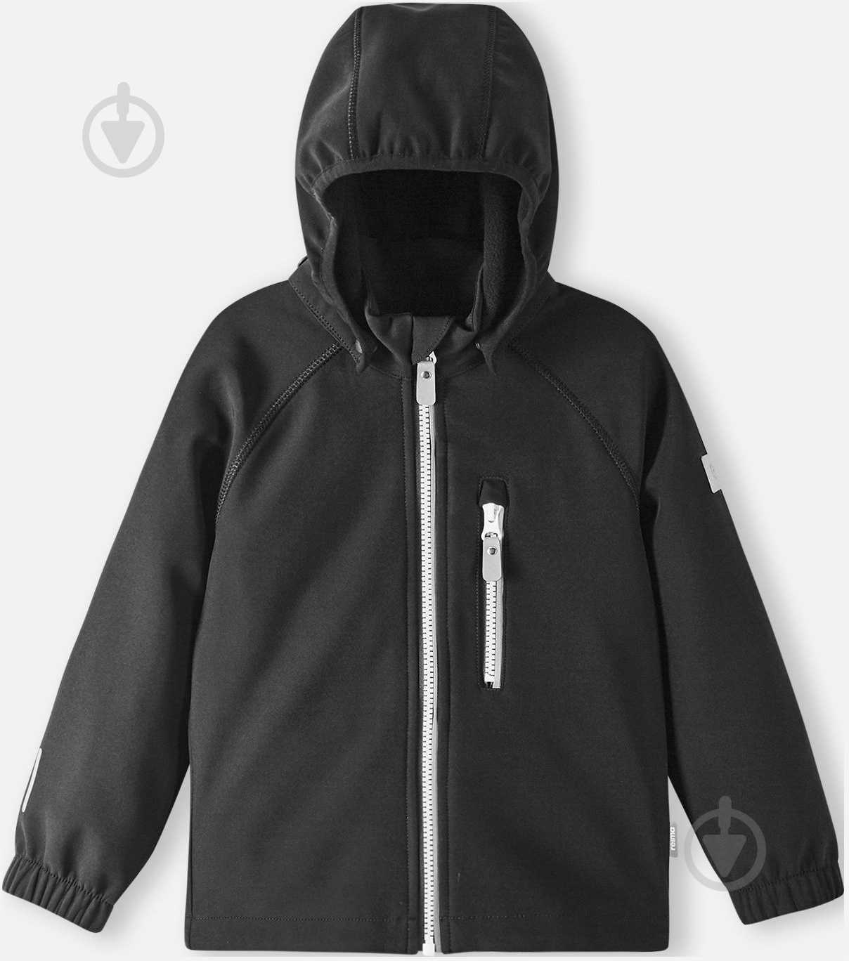 Куртка Reima Softshell Vantti р.80 чорний 5100009A-9990 - фото 3