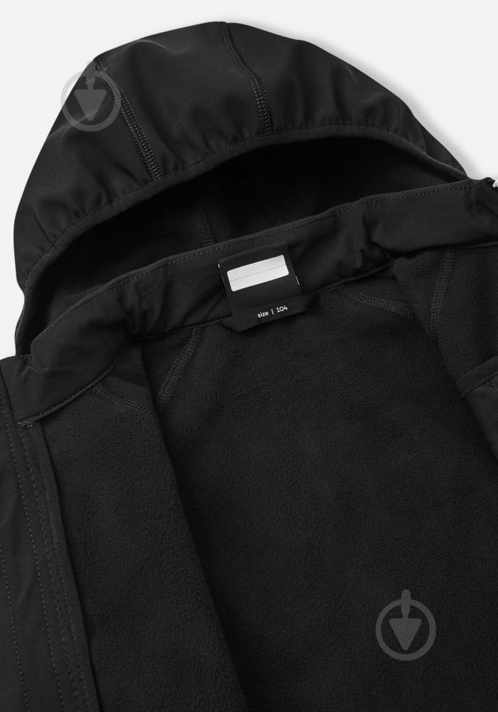 Куртка Reima Softshell Vantti р.80 чорний 5100009A-9990 - фото 7