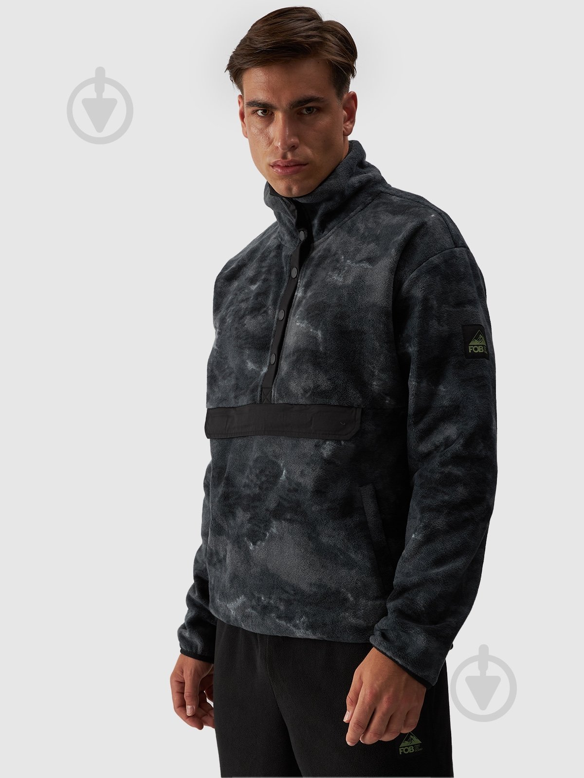 Джемпер 4F FLEECE M299 4FWAW24TFLEM299-90A р.S чорний - фото 1